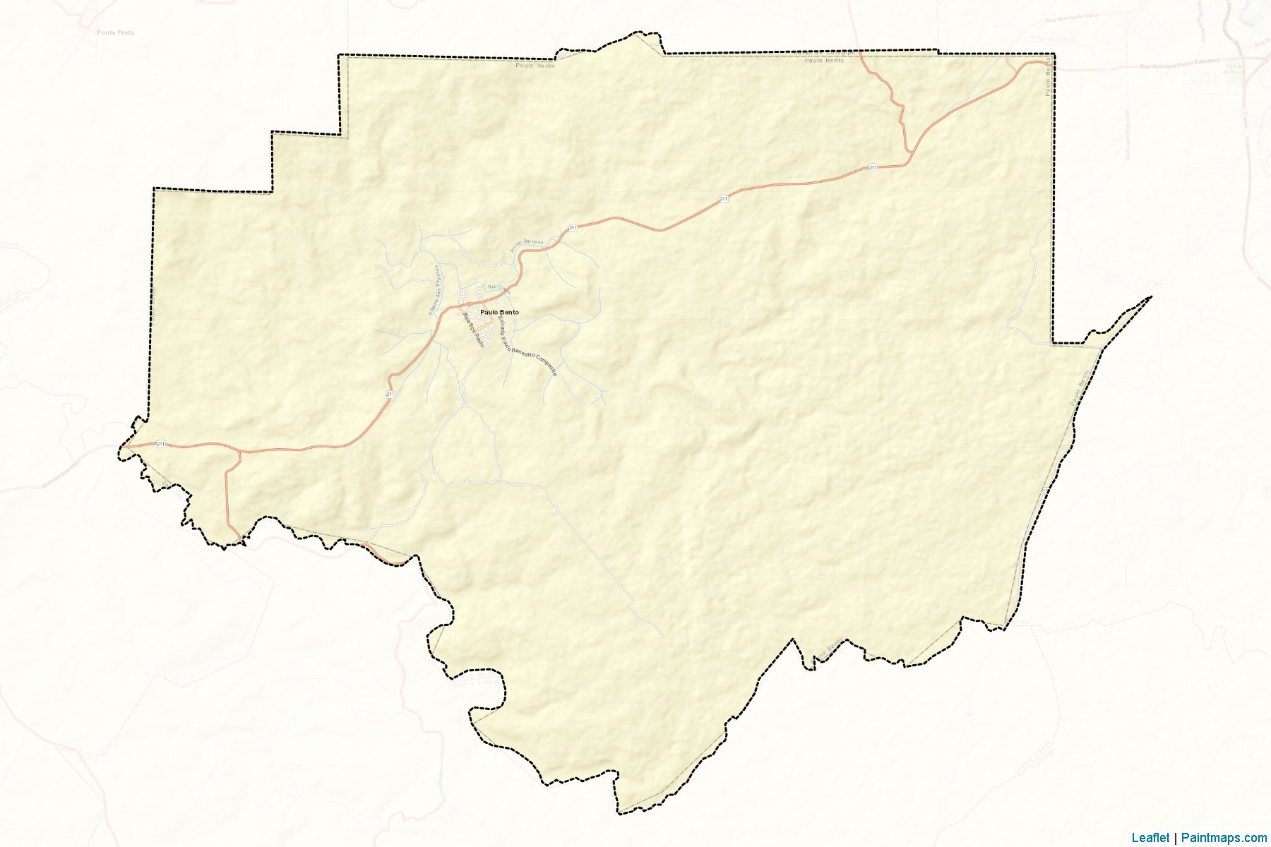 Paulo Bento (Rio Grande Do Sul) Map Cropping Samples-2