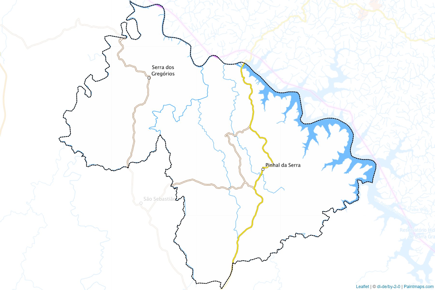 Pinhal da Serra (Rio Grande Do Sul) Map Cropping Samples-1