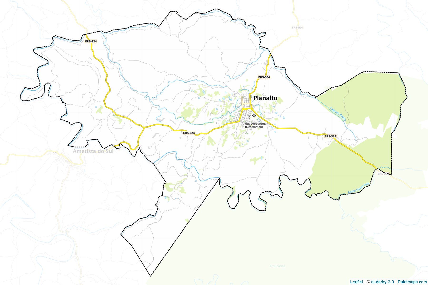 Planalto (Rio Grande do Sul) Haritası Örnekleri-1