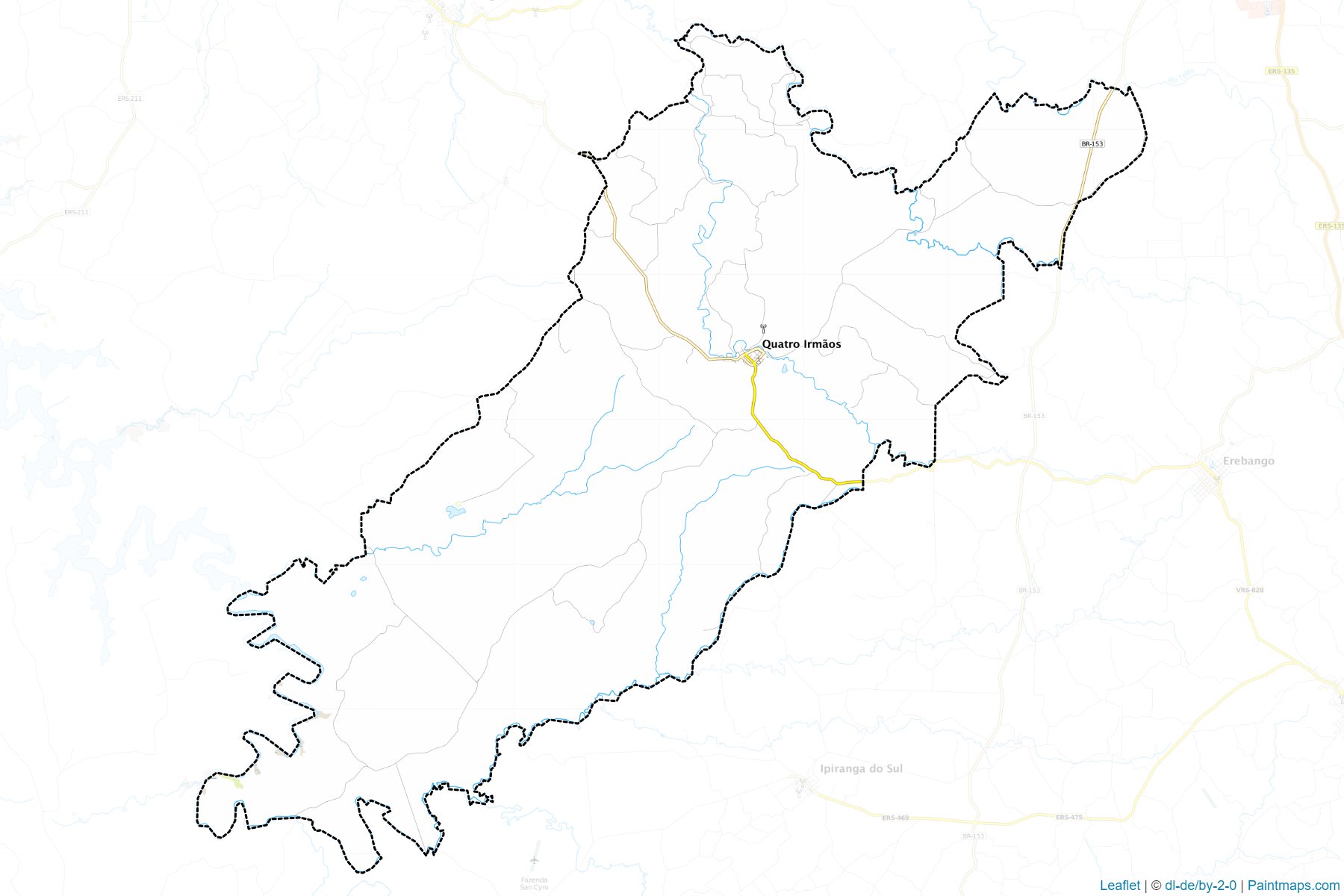 Quatro Irmaos (Rio Grande Do Sul) Map Cropping Samples-1