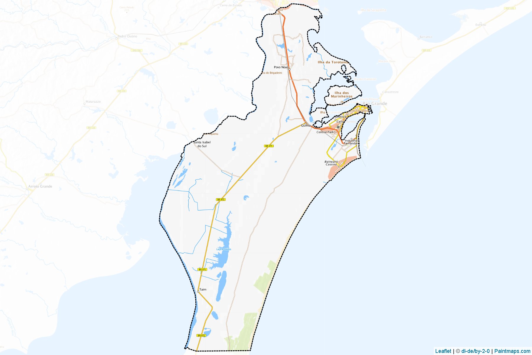 Rio Grande (Rio Grande Do Sul) Map Cropping Samples-1