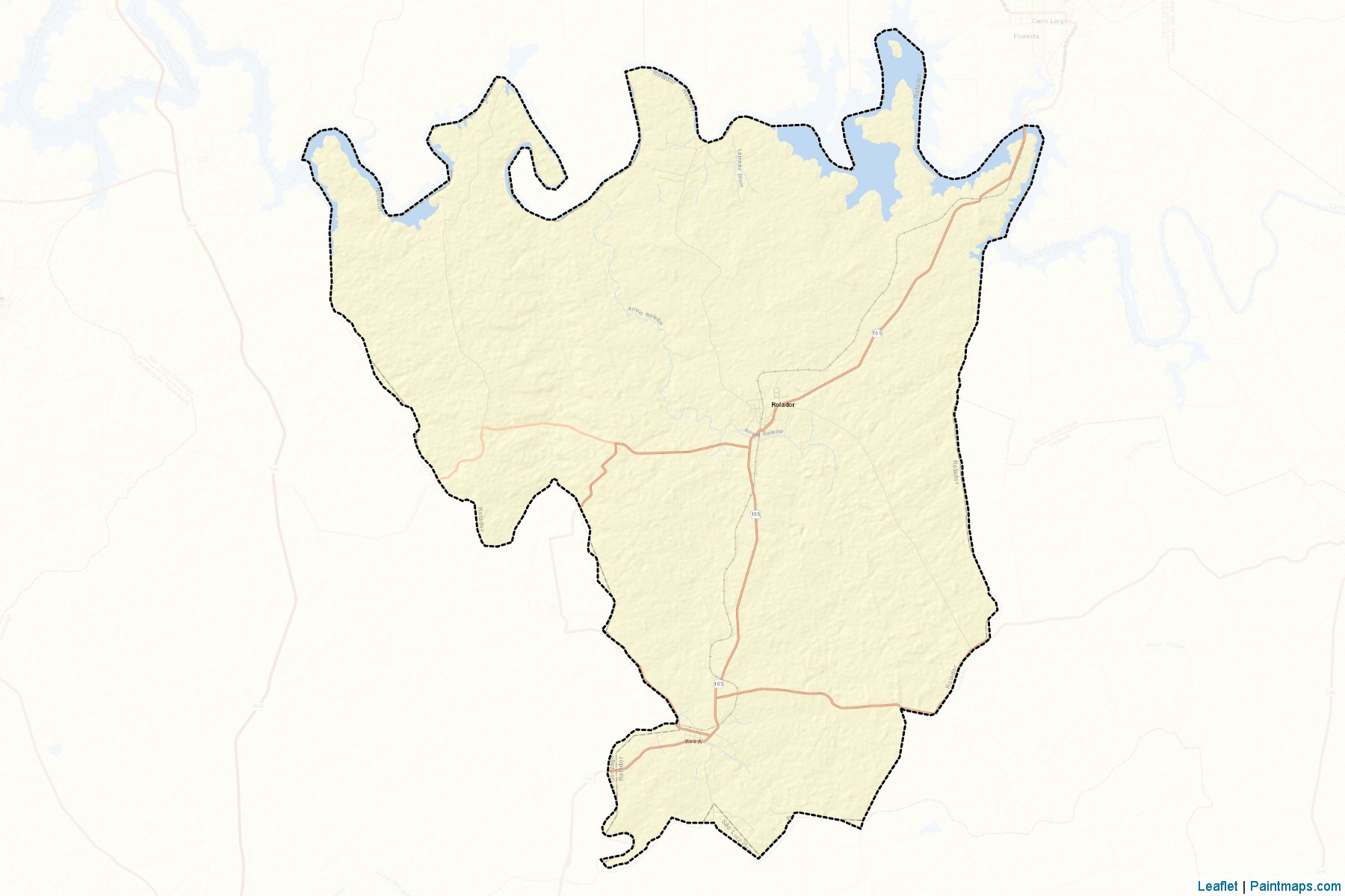 Muestras de recorte de mapas Rolador (Rio Grande Do Sul)-2