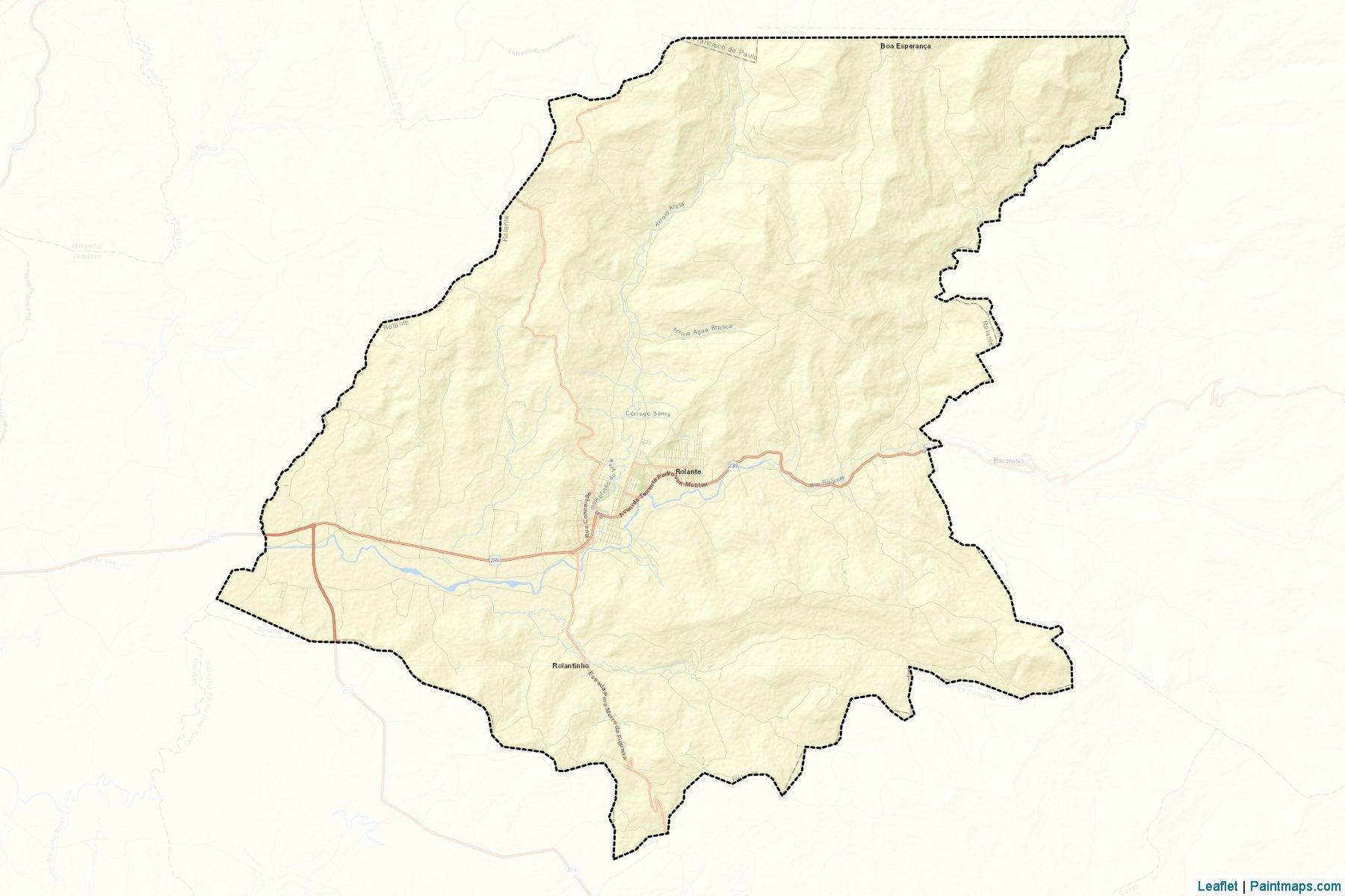 Rolante (Rio Grande Do Sul) Map Cropping Samples-2