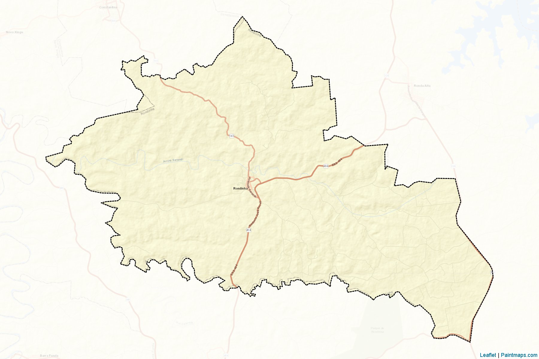 Rondinha (Rio Grande Do Sul) Map Cropping Samples-2