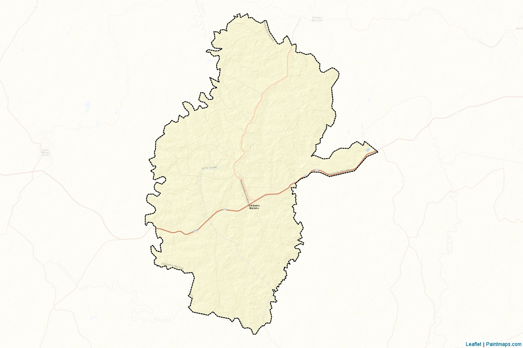 Saldanha Marinho (Rio Grande Do Sul) Map Cropping Samples-2