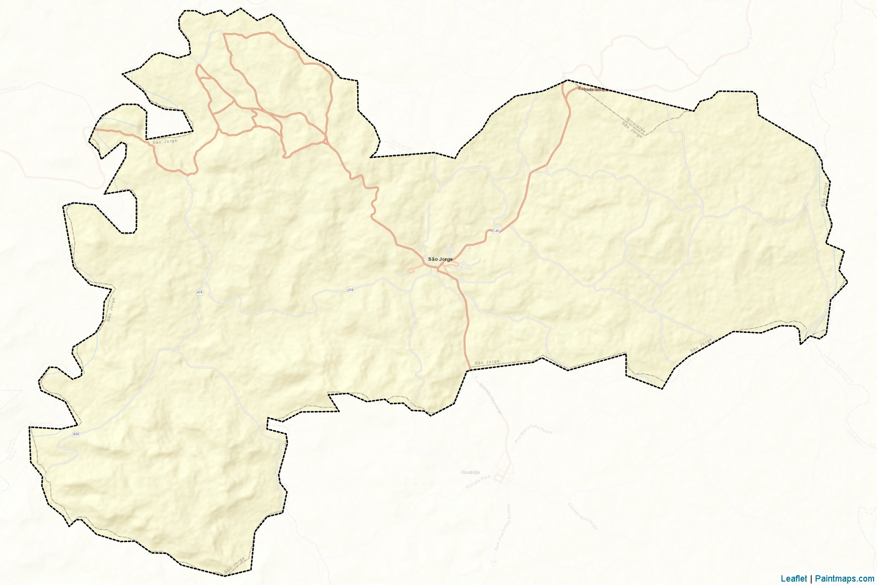 Sao Jorge (Rio Grande Do Sul) Map Cropping Samples-2