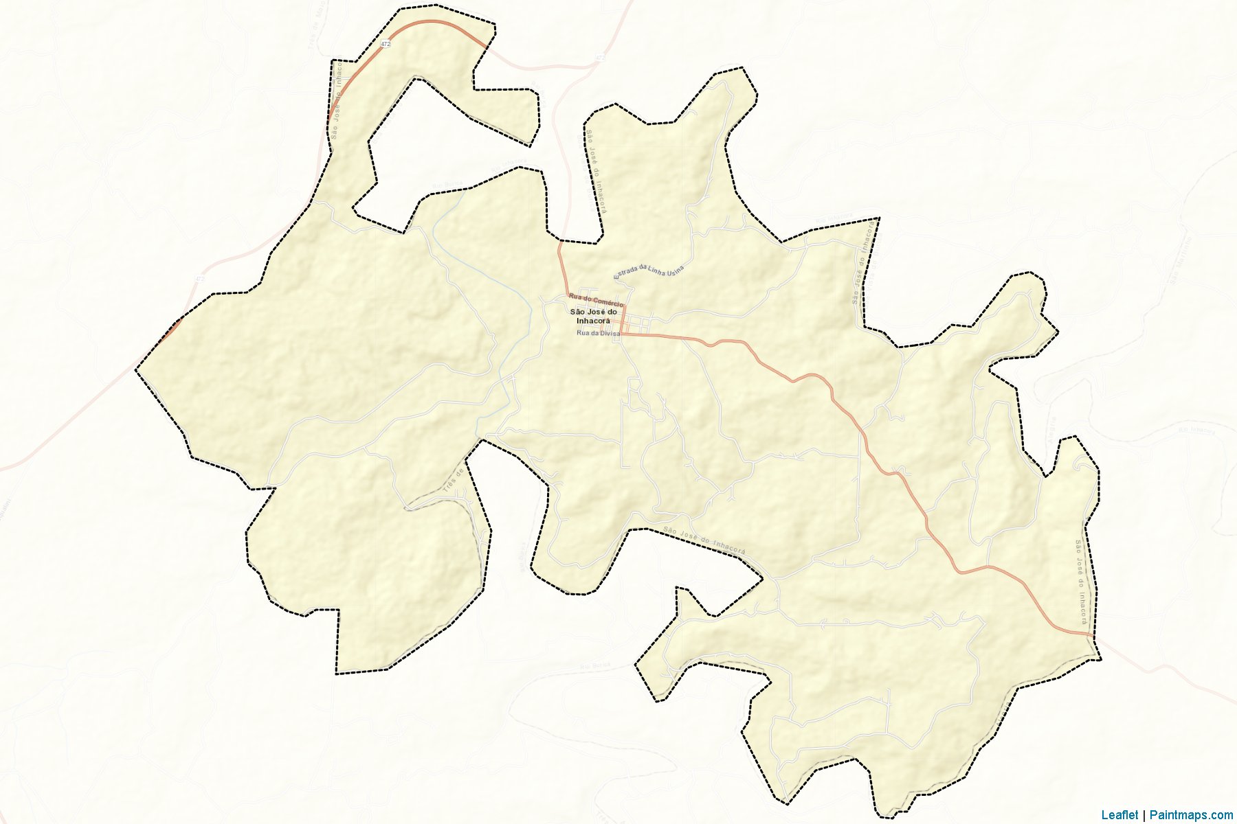 Sao Jose do Inhacora (Rio Grande Do Sul) Map Cropping Samples-2