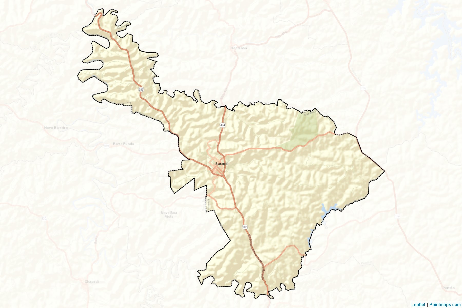 Sarandi (Rio Grande Do Sul) Map Cropping Samples-2