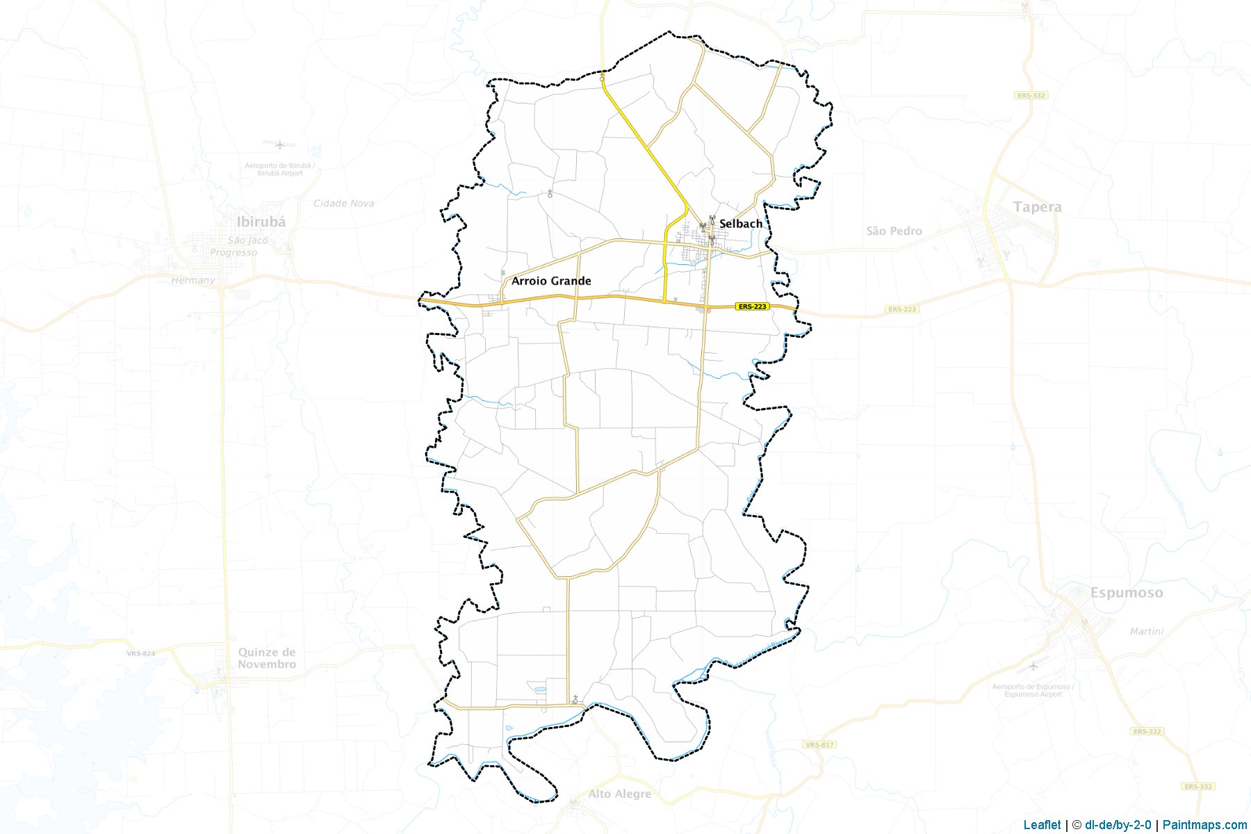 Selbach (Rio Grande Do Sul) Map Cropping Samples-1