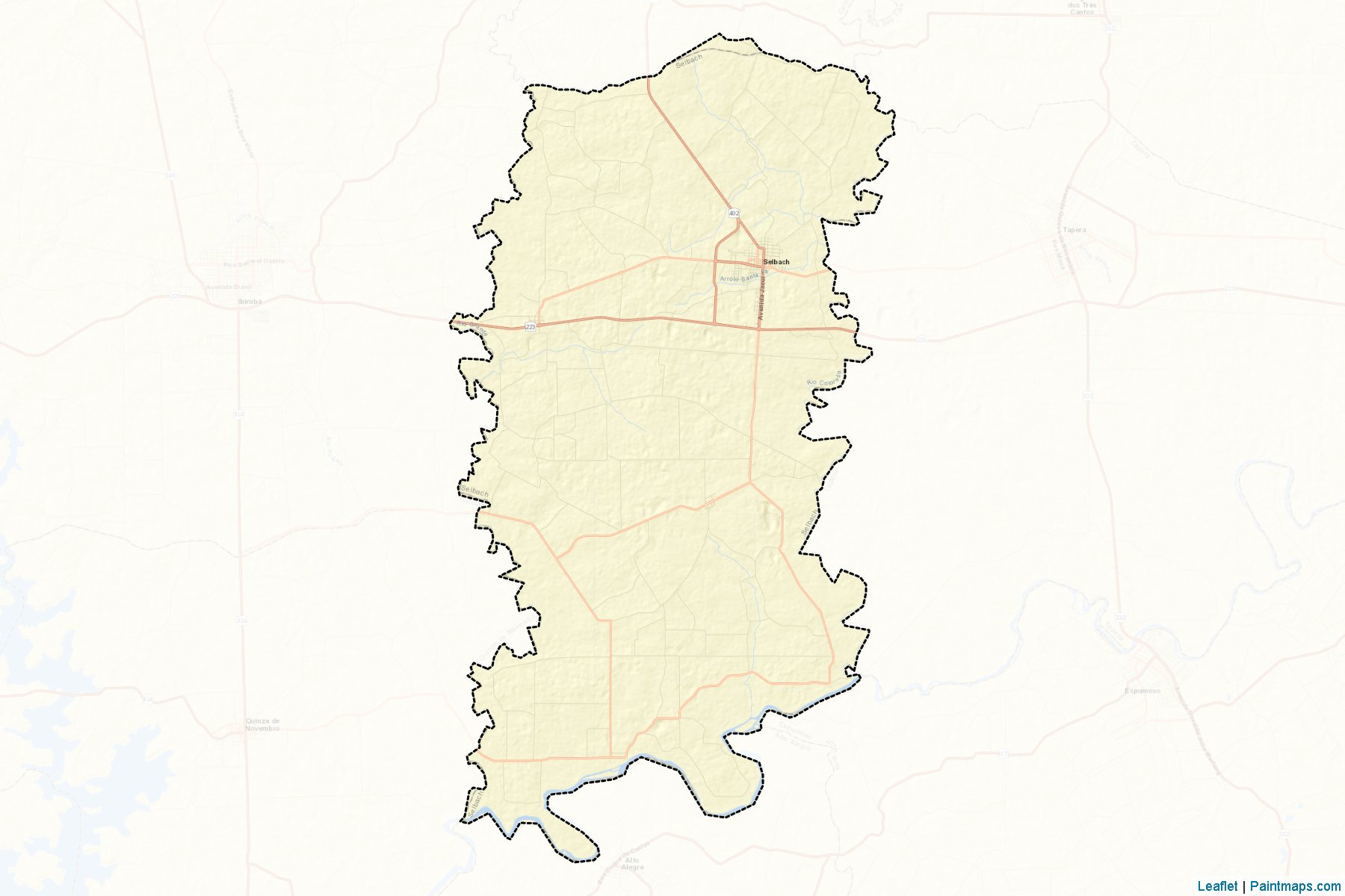 Selbach (Rio Grande Do Sul) Map Cropping Samples-2