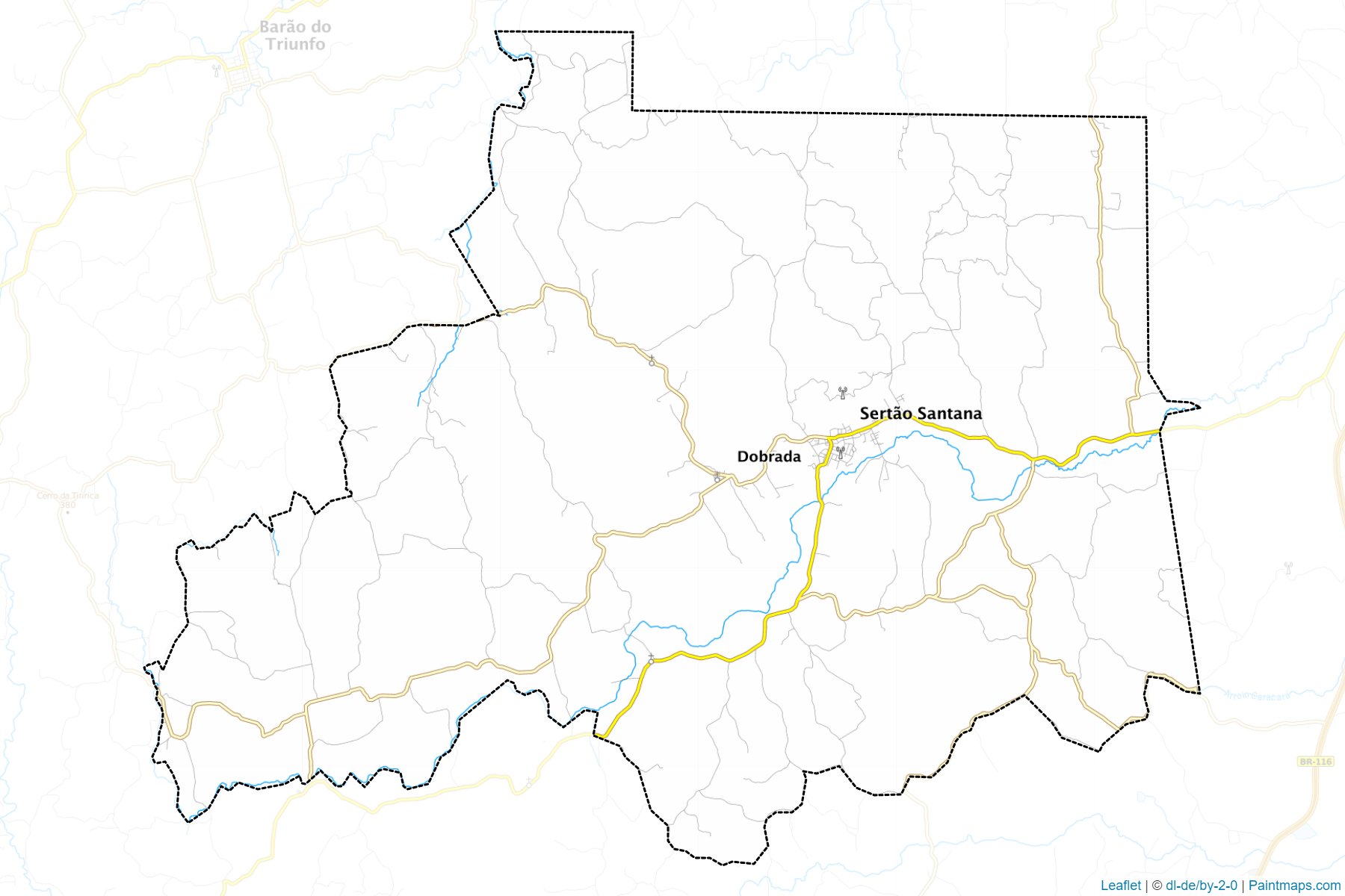 Sertao Santana (Rio Grande Do Sul) Map Cropping Samples-1