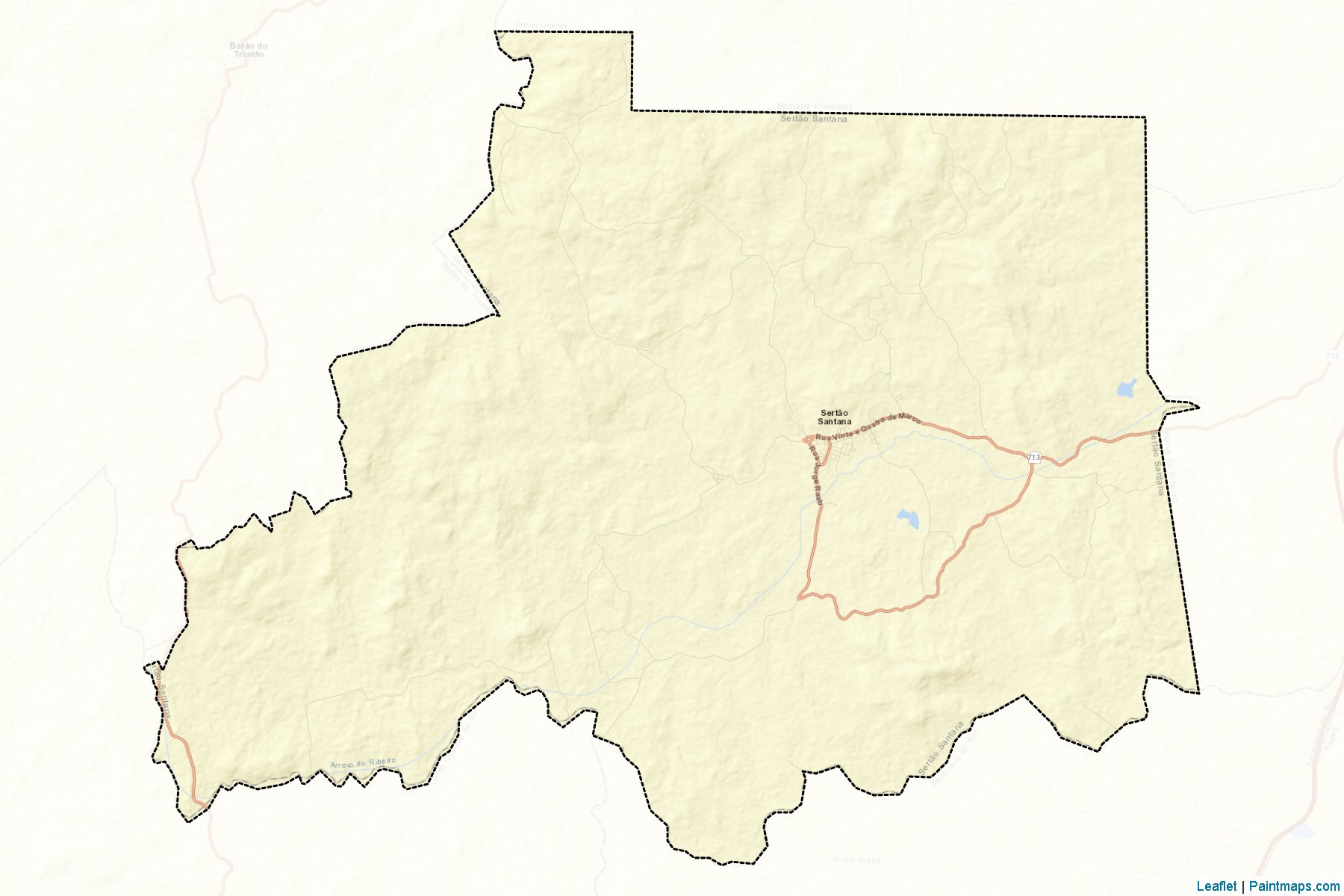 Sertao Santana (Rio Grande Do Sul) Map Cropping Samples-2