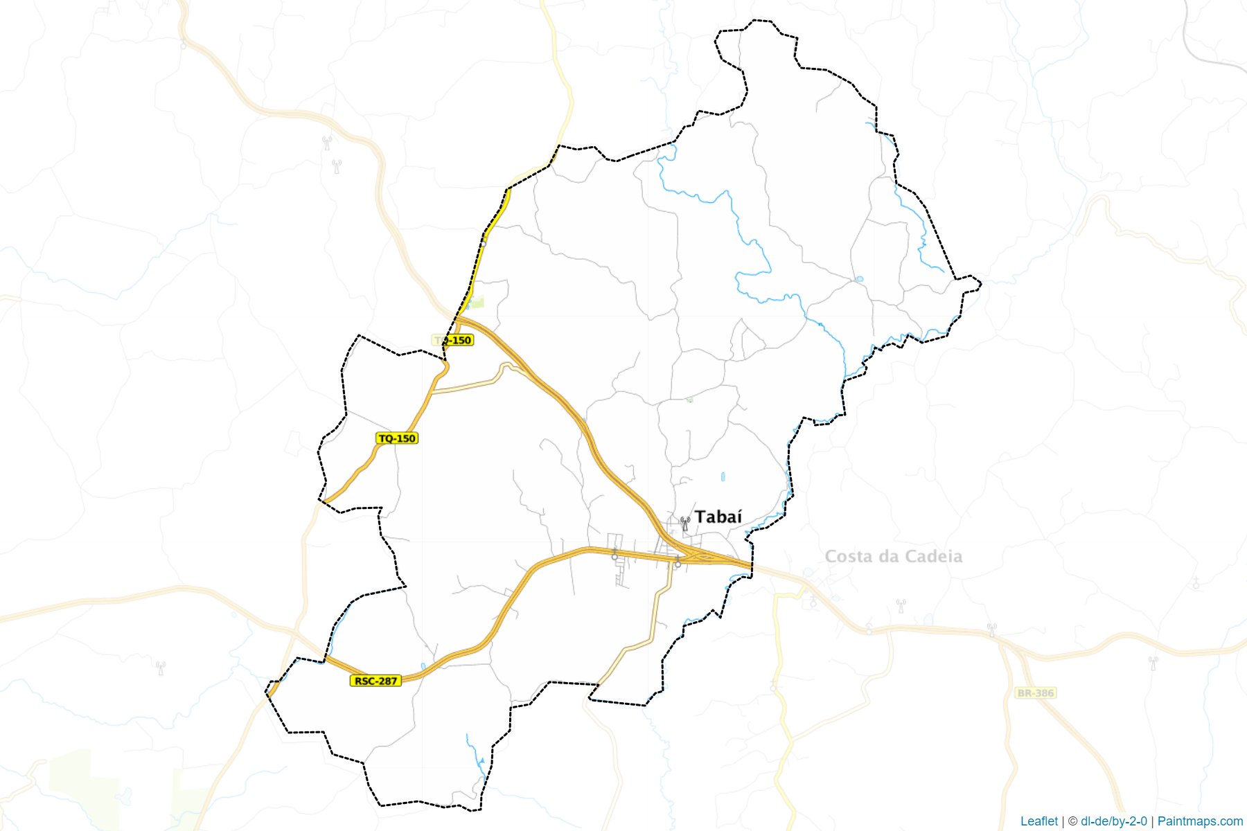 Tabai (Rio Grande Do Sul) Map Cropping Samples-1