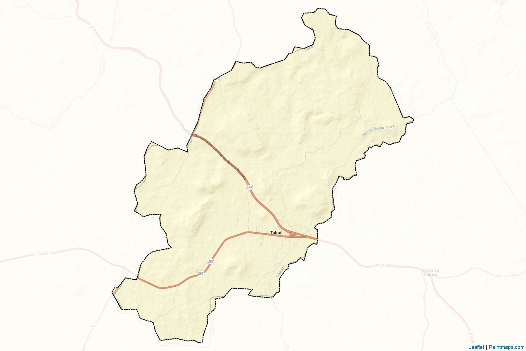 Tabai (Rio Grande Do Sul) Map Cropping Samples-2