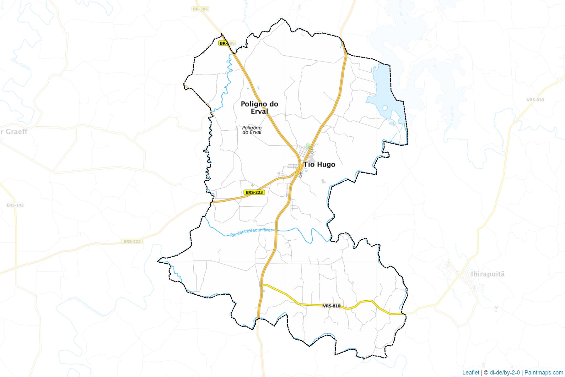 Tio Hugo (Rio Grande Do Sul) Map Cropping Samples-1