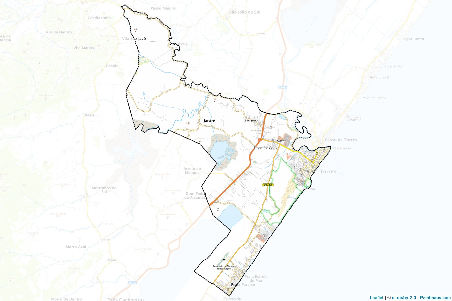 Torres (Rio Grande Do Sul) Map Cropping Samples-1