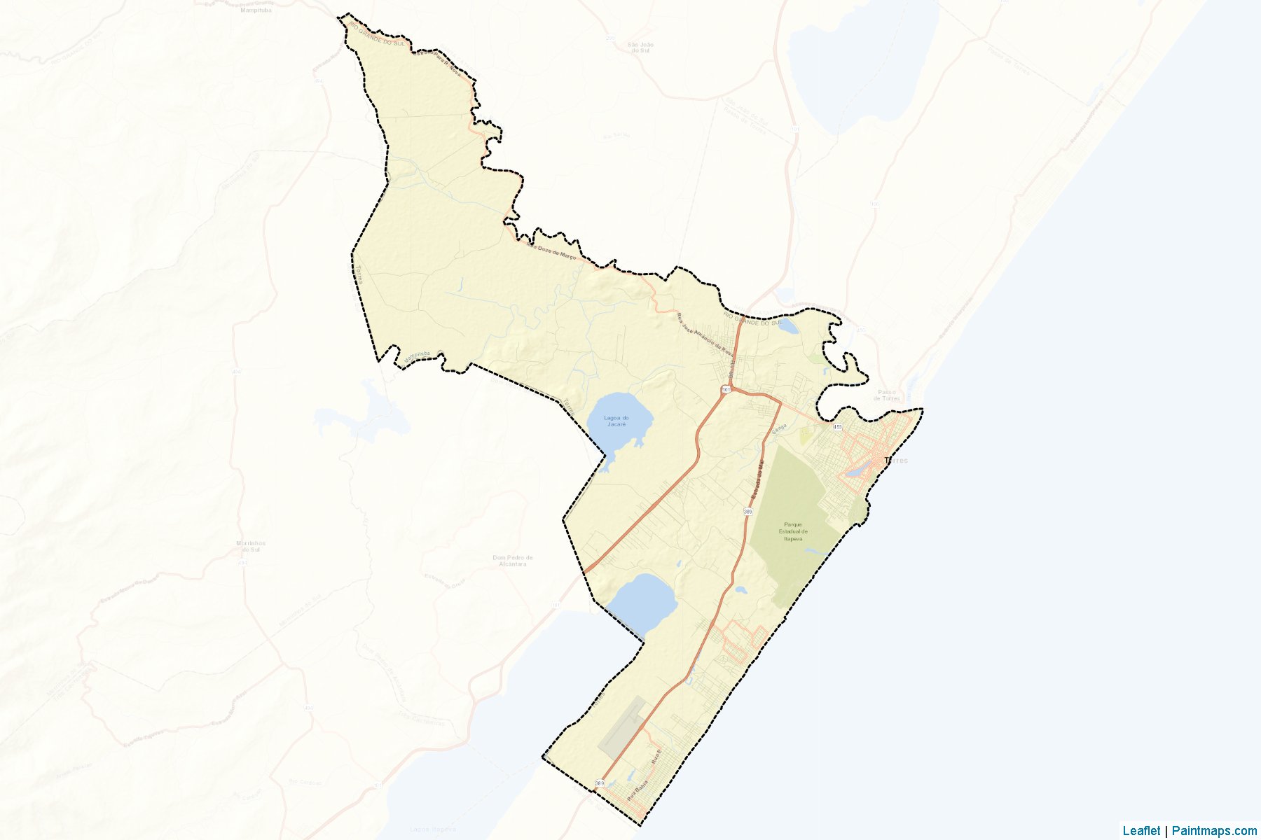 Torres (Rio Grande Do Sul) Map Cropping Samples-2