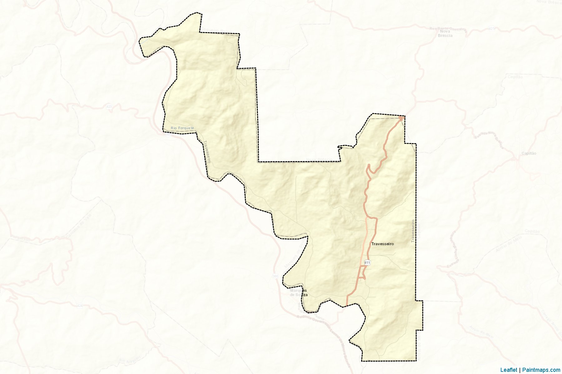 Travesseiro (Rio Grande Do Sul) Map Cropping Samples-2