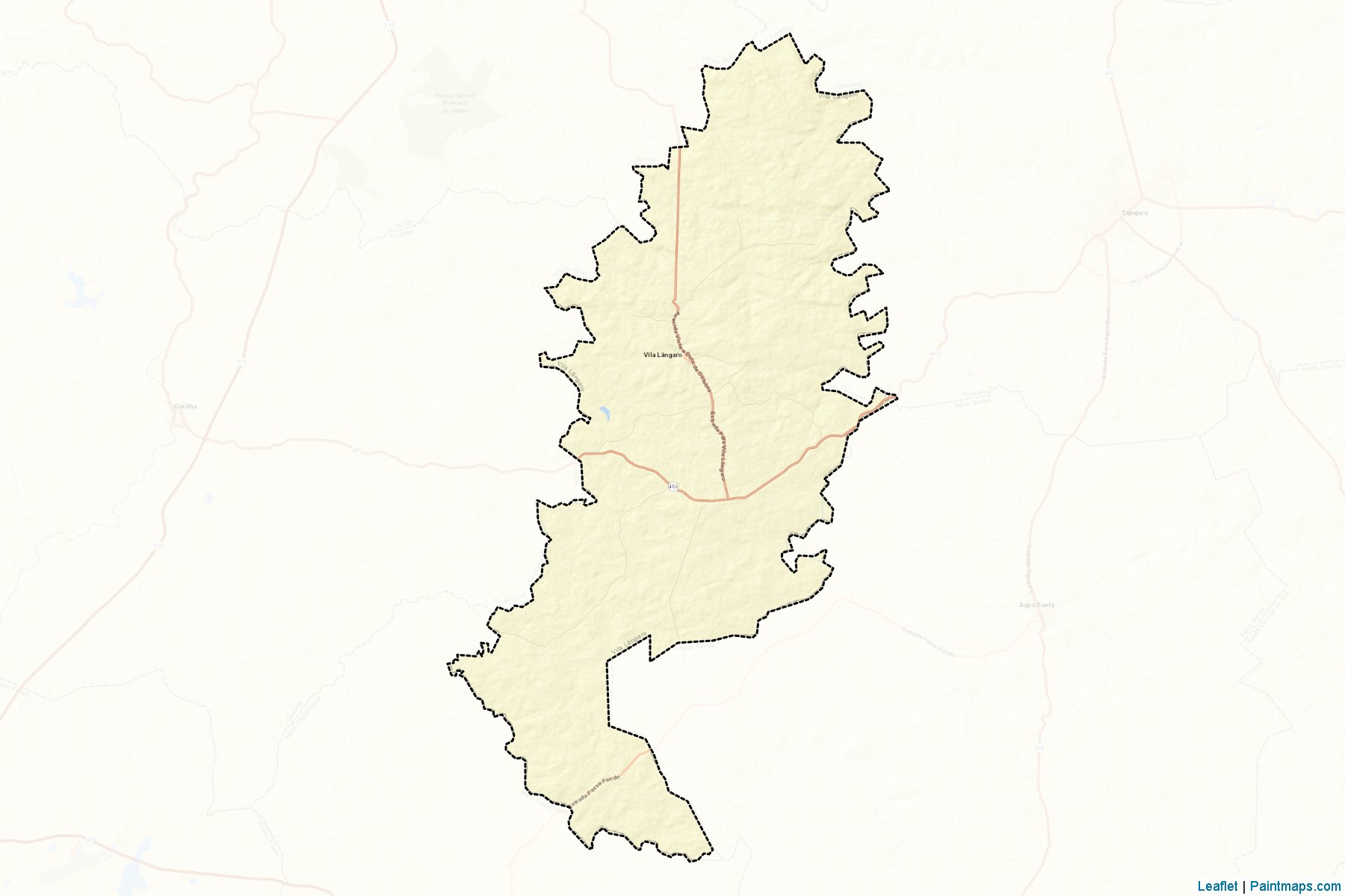 Muestras de recorte de mapas Vila Langaro (Rio Grande Do Sul)-2