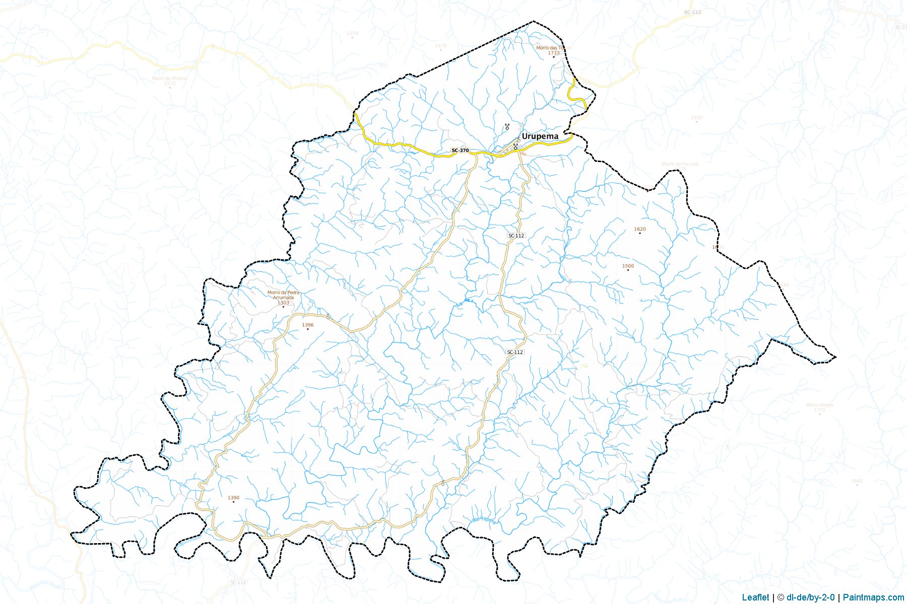 Urupema (Santa Catarina) Map Cropping Samples-1