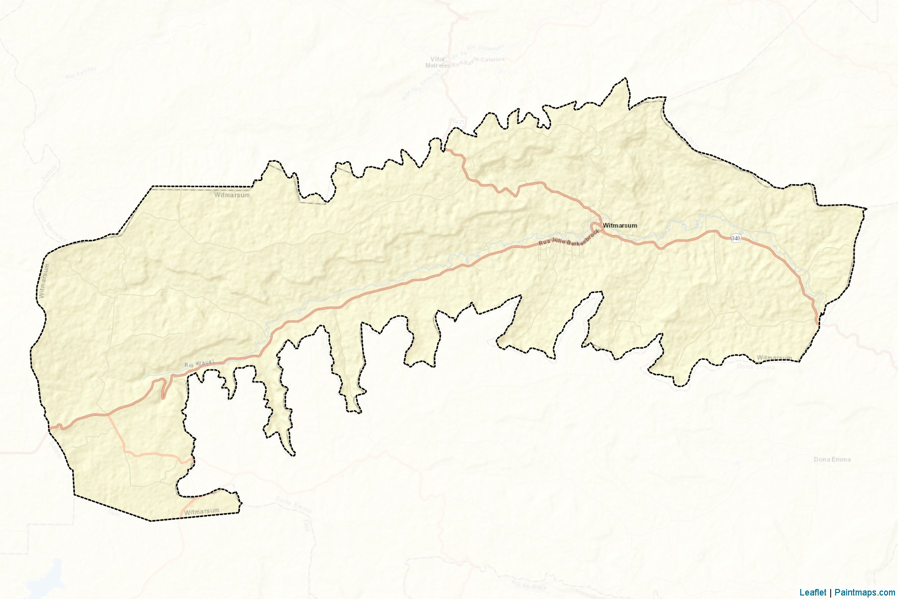 Witmarsum (Santa Catarina) Map Cropping Samples-2