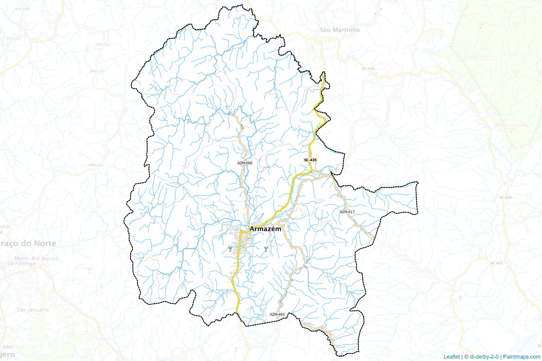 Armazem (Santa Catarina) Map Cropping Samples-1