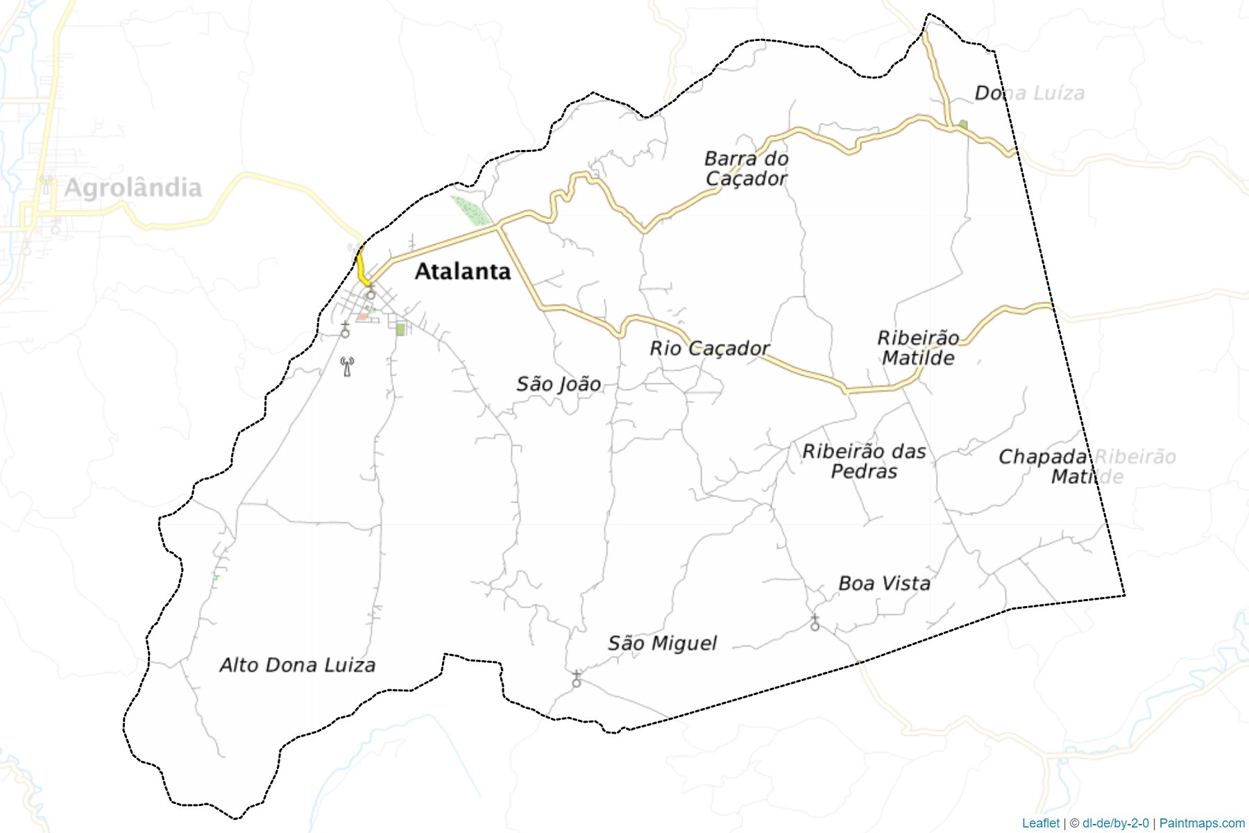 Atalanta (Santa Catarina) Map Cropping Samples-1