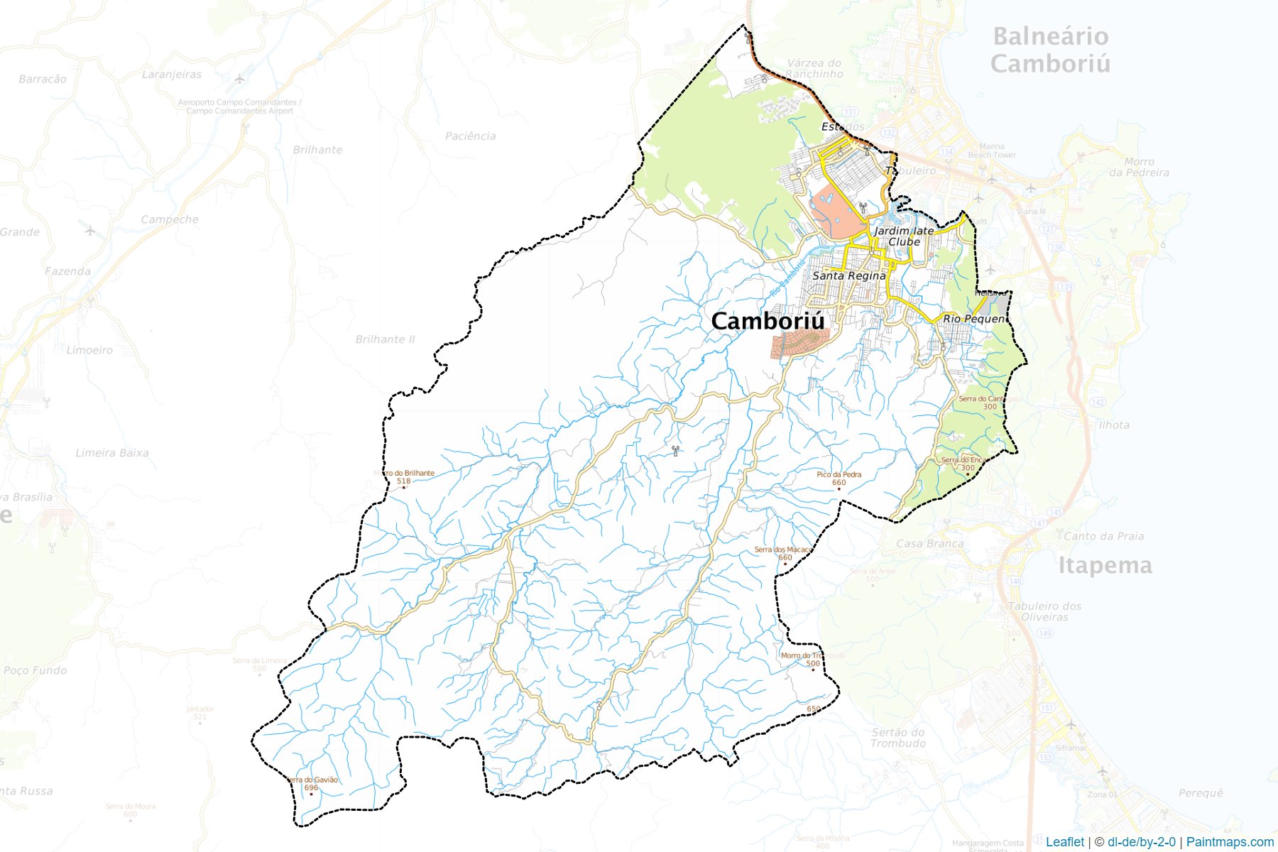 Muestras de recorte de mapas Camboriu (Santa Catarina)-1