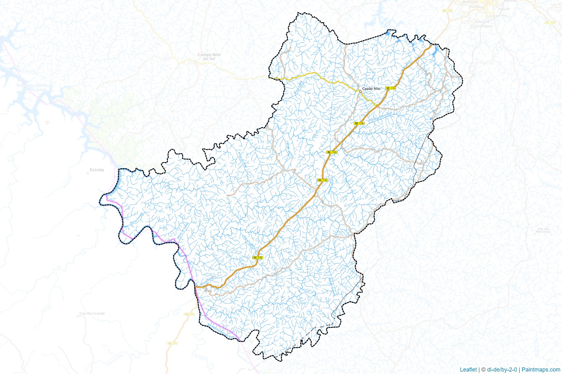 Capao Alto (Santa Catarina) Map Cropping Samples-1