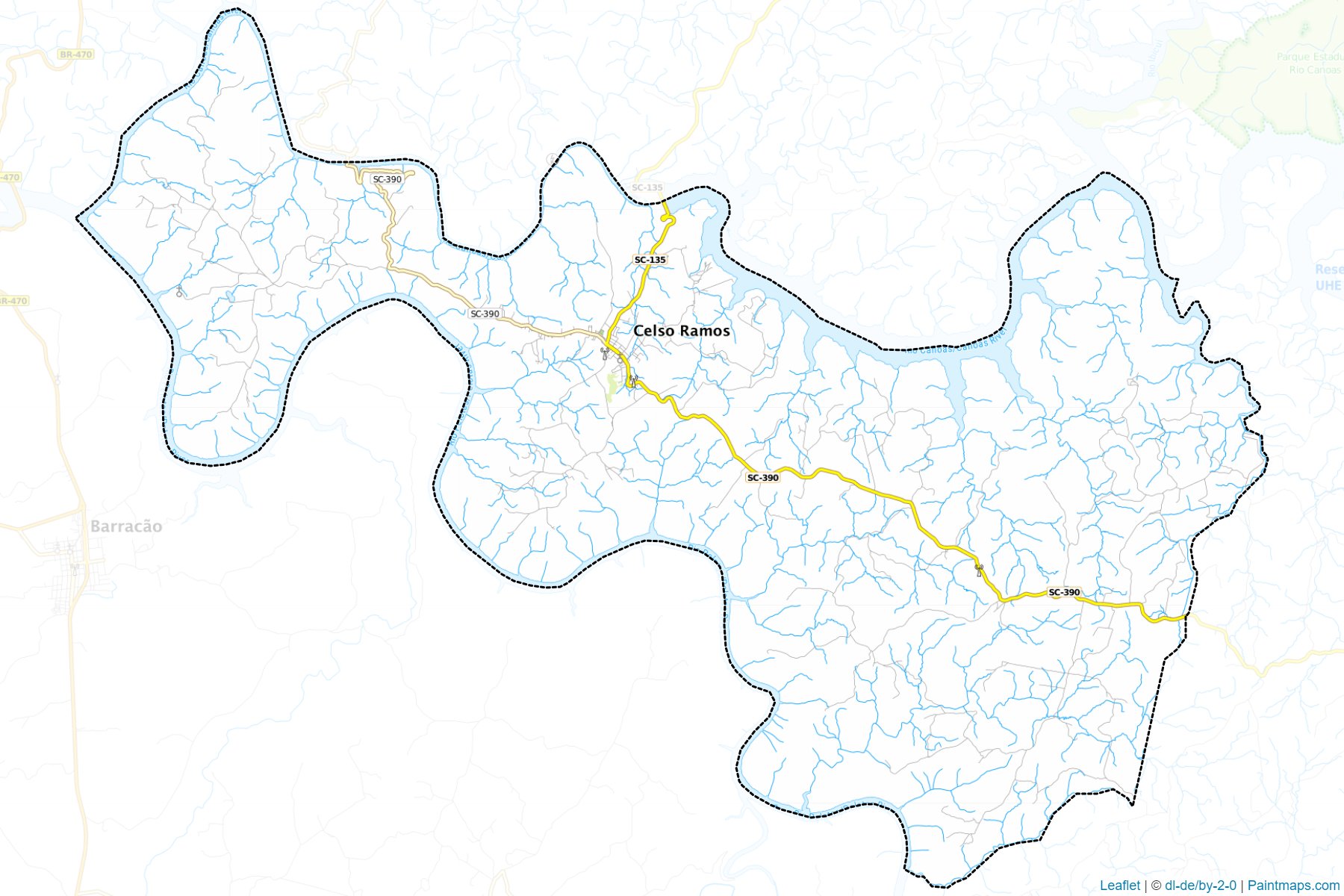 Celso Ramos (Santa Catarina) Map Cropping Samples-1