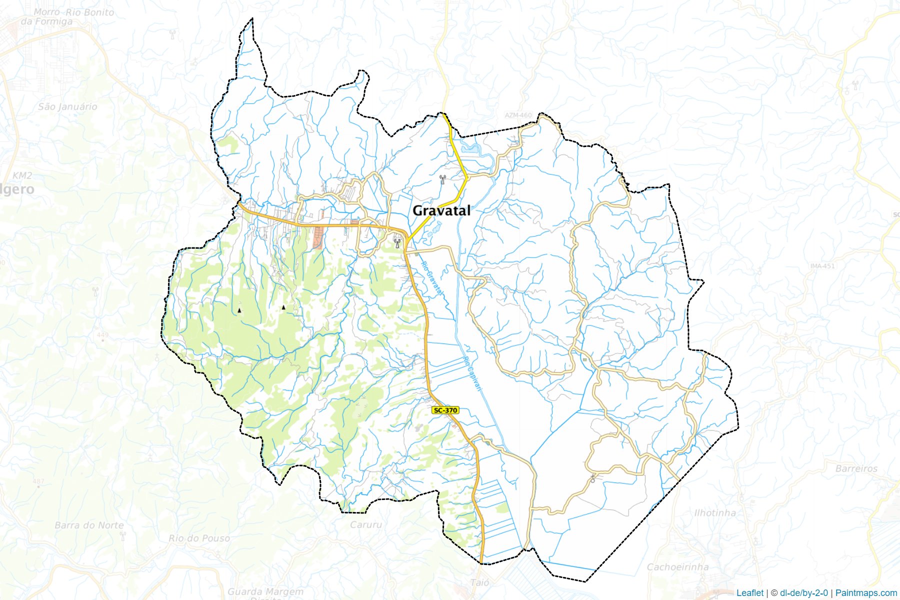 Gravatal (Santa Catarina) Map Cropping Samples-1