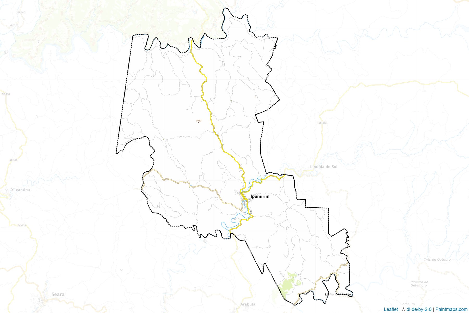 Muestras de recorte de mapas Ipumirim (Santa Catarina)-1