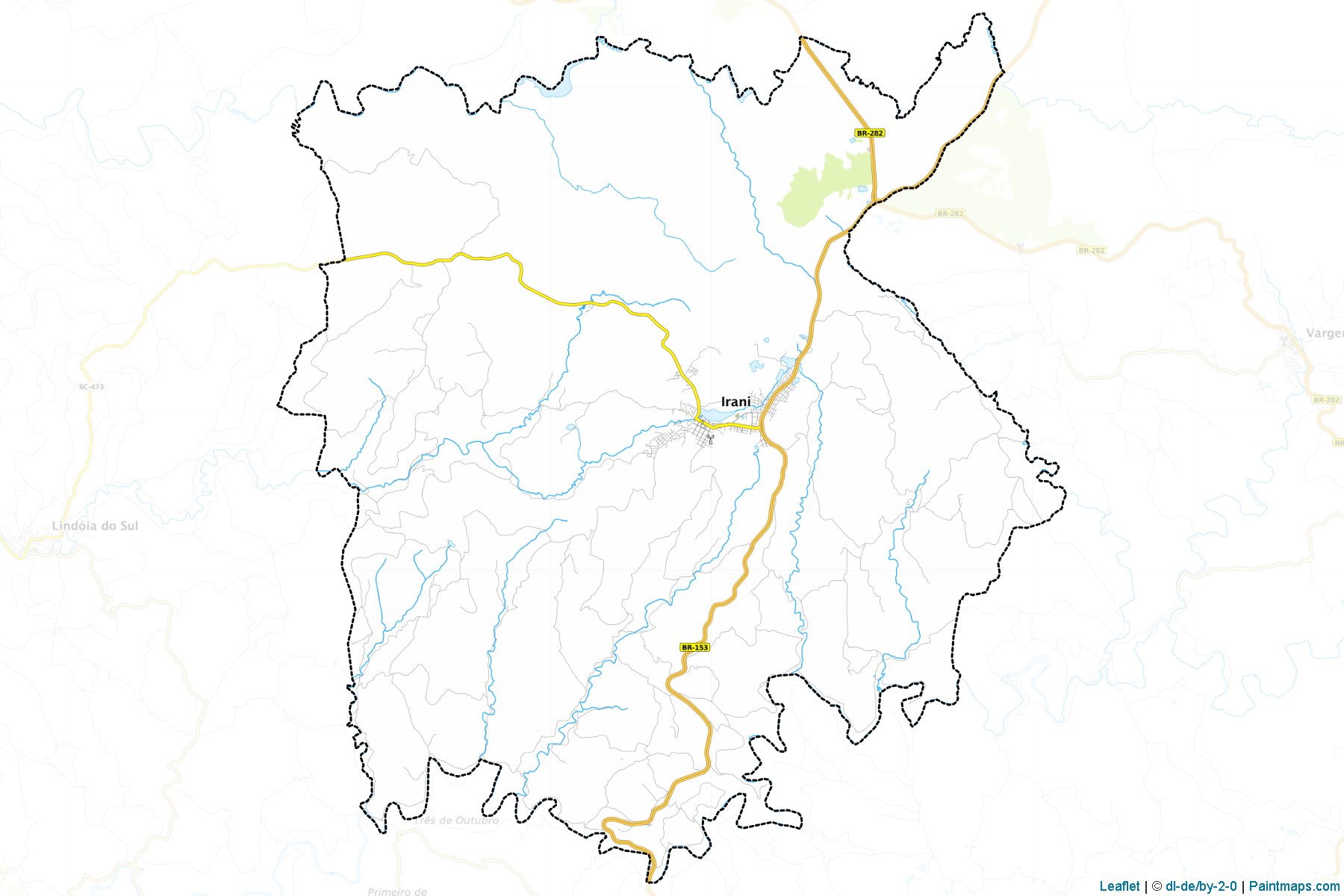 Irani (Santa Catarina) Map Cropping Samples-1