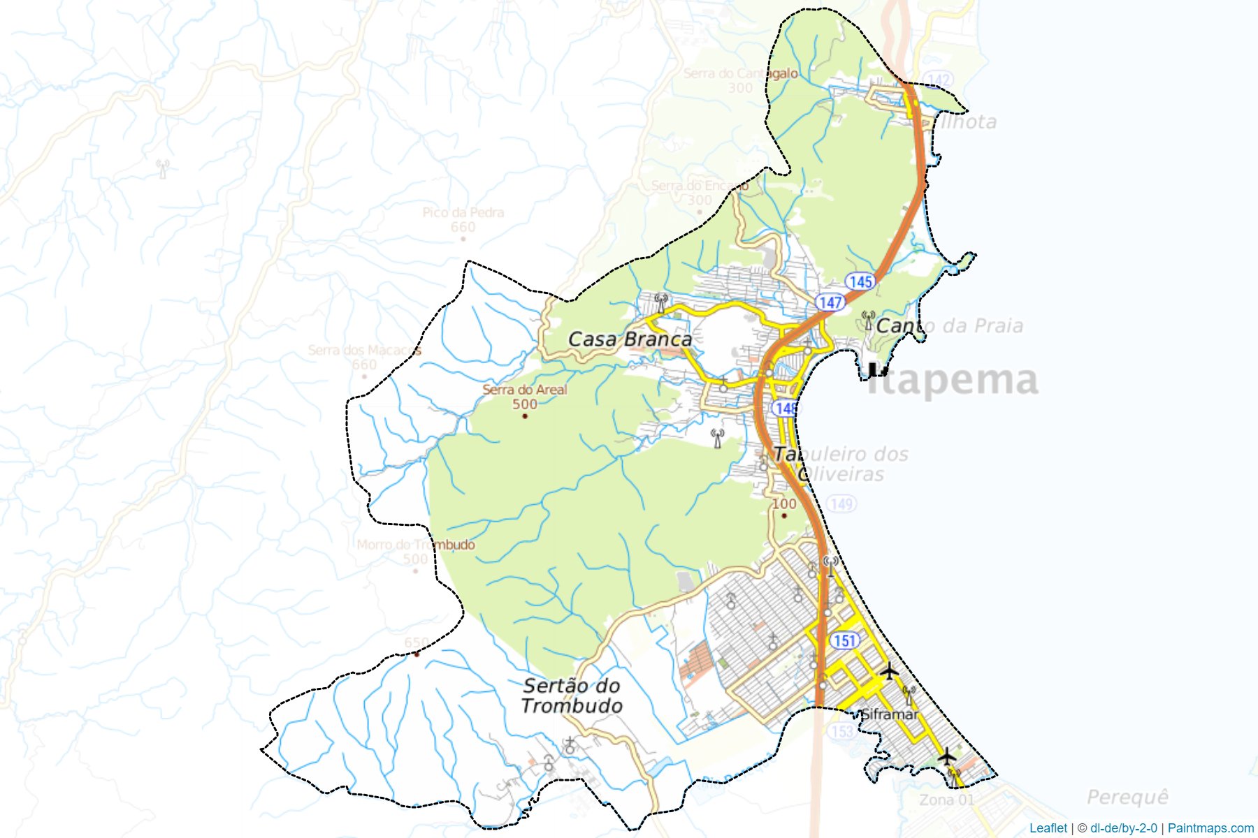 Itapema (Santa Catarina) Map Cropping Samples-1