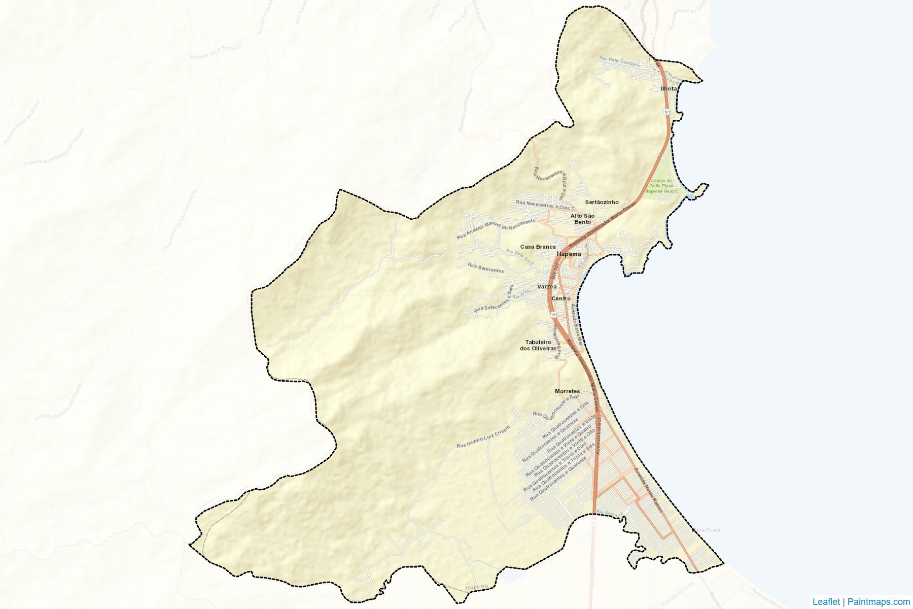 Itapema (Santa Catarina) Map Cropping Samples-2