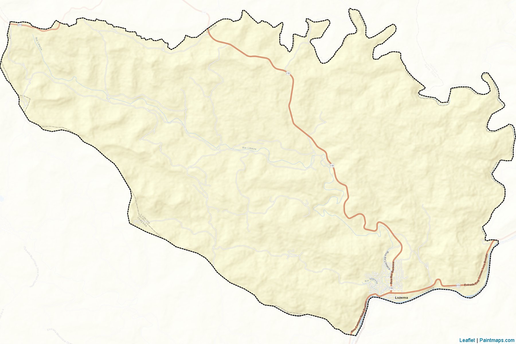 Muestras de recorte de mapas Luzerna (Santa Catarina)-2