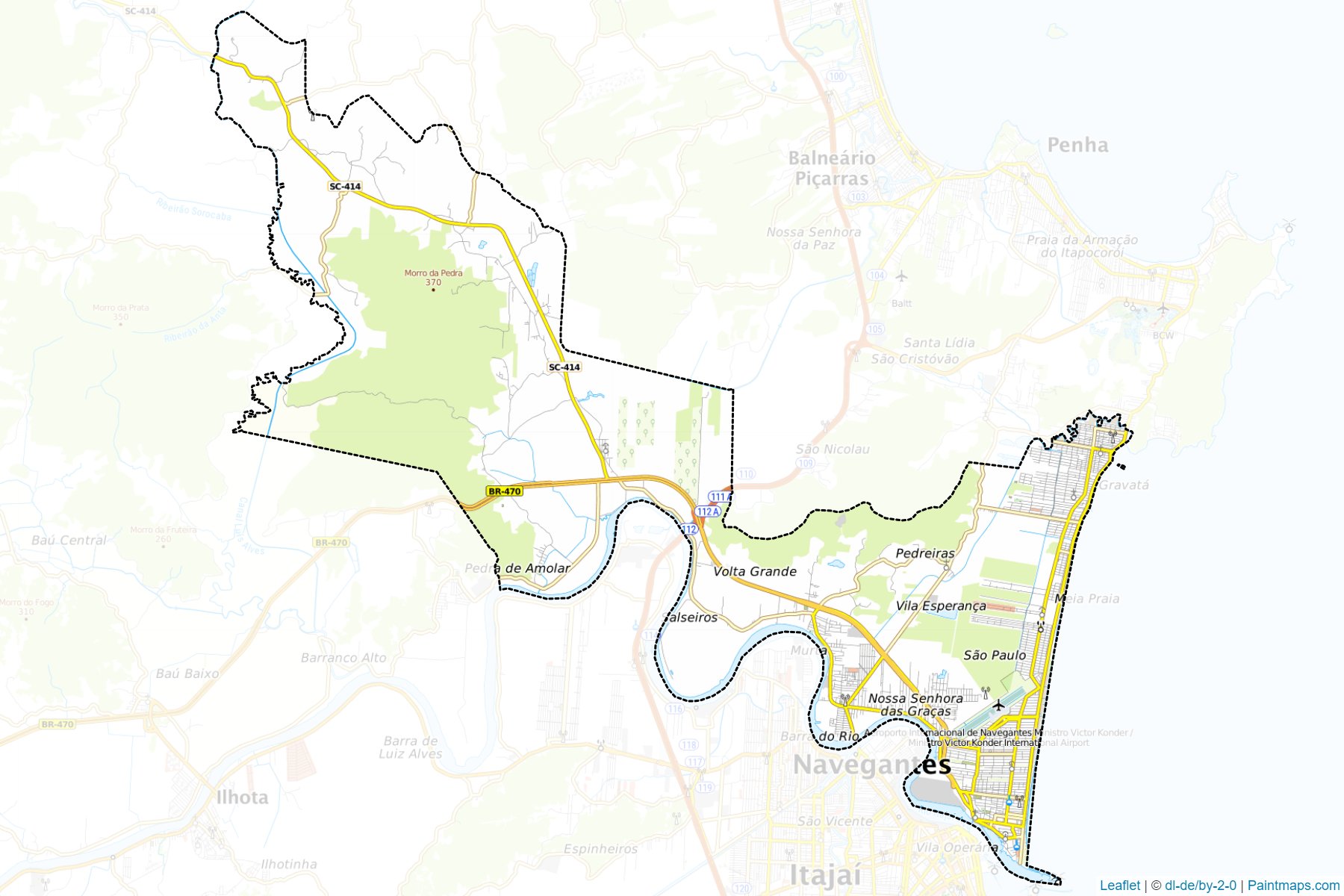 Navegantes (Santa Catarina) Map Cropping Samples-1