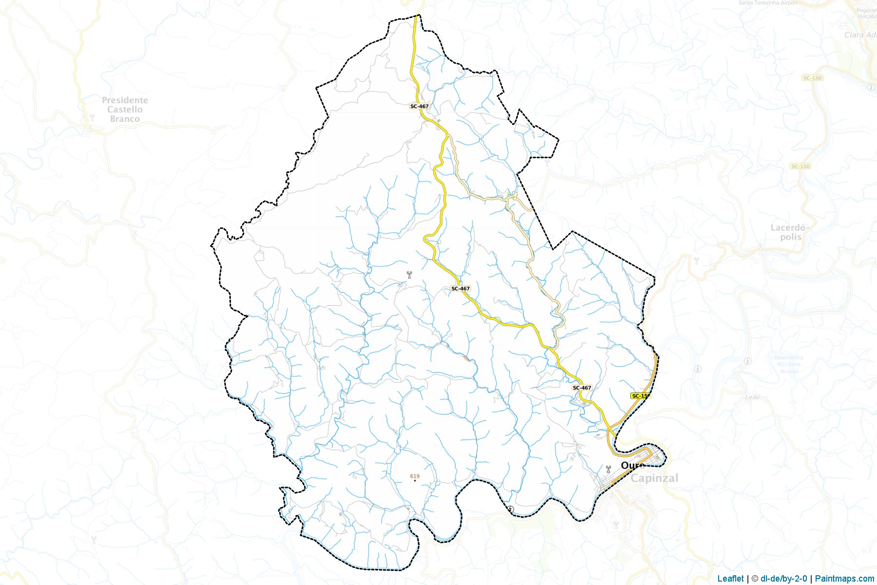 Ouro (Santa Catarina) Map Cropping Samples-1