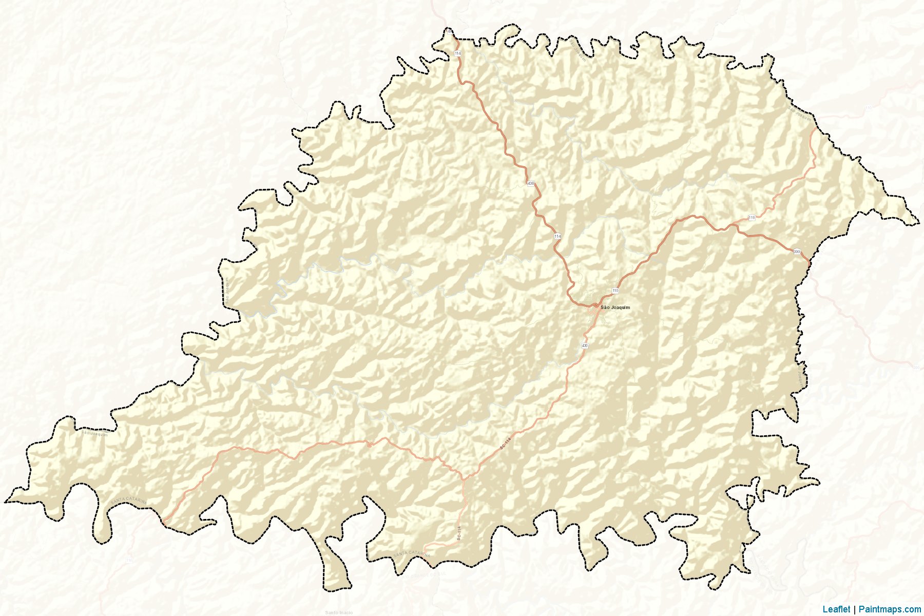 Muestras de recorte de mapas Sao Joaquim (Santa Catarina)-2