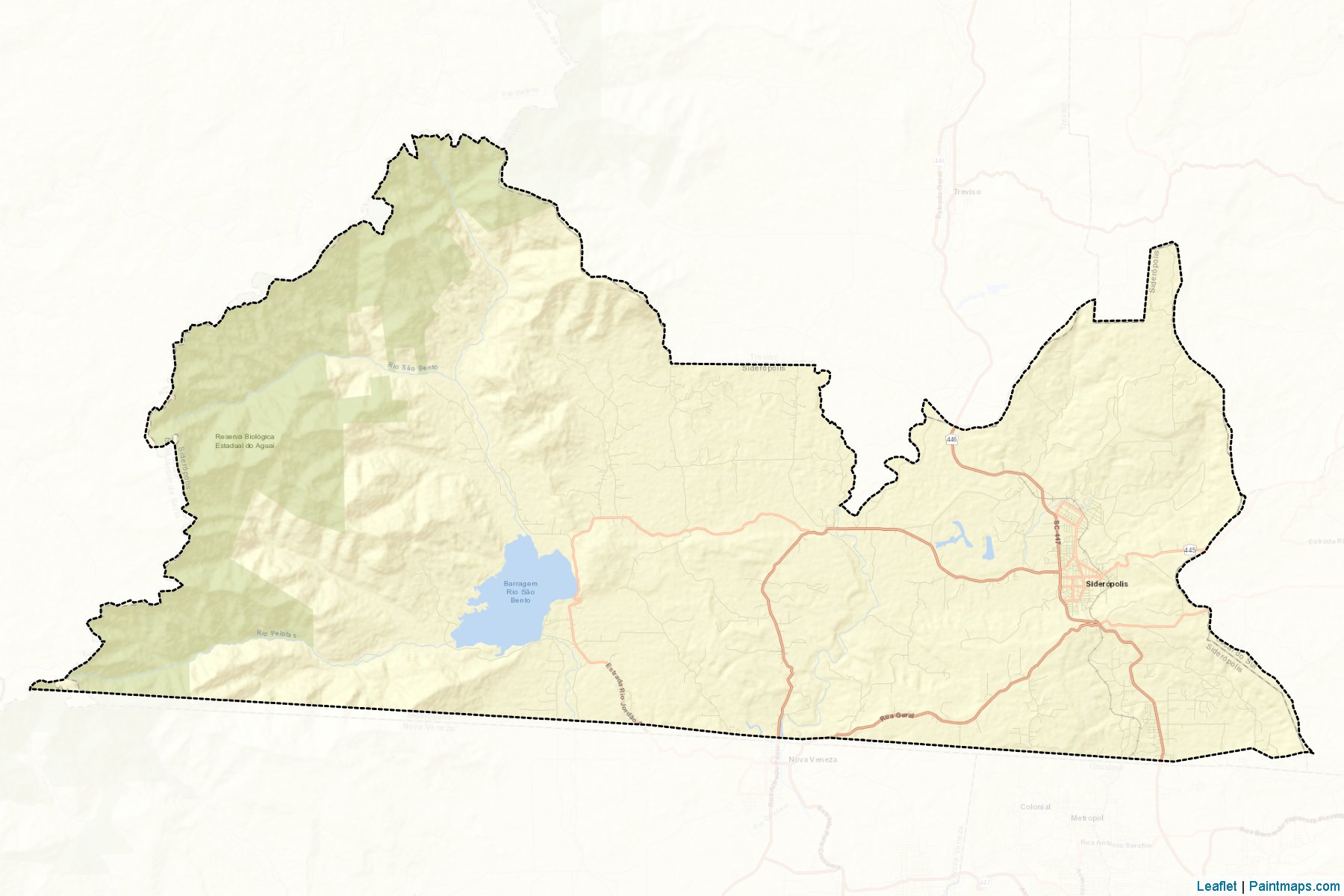 Sideropolis (Santa Catarina) Map Cropping Samples-2