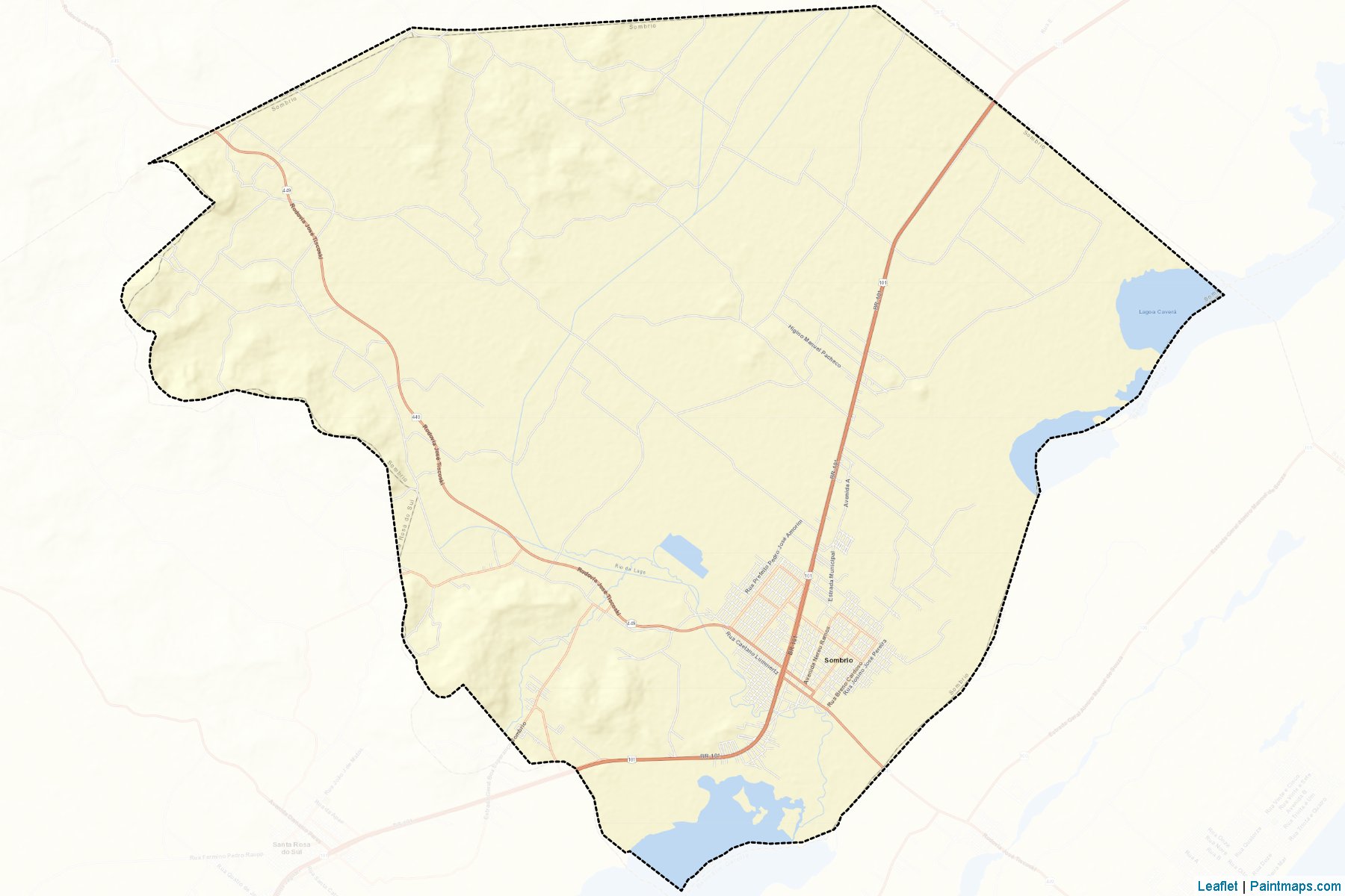 Muestras de recorte de mapas Sombrio (Santa Catarina)-2