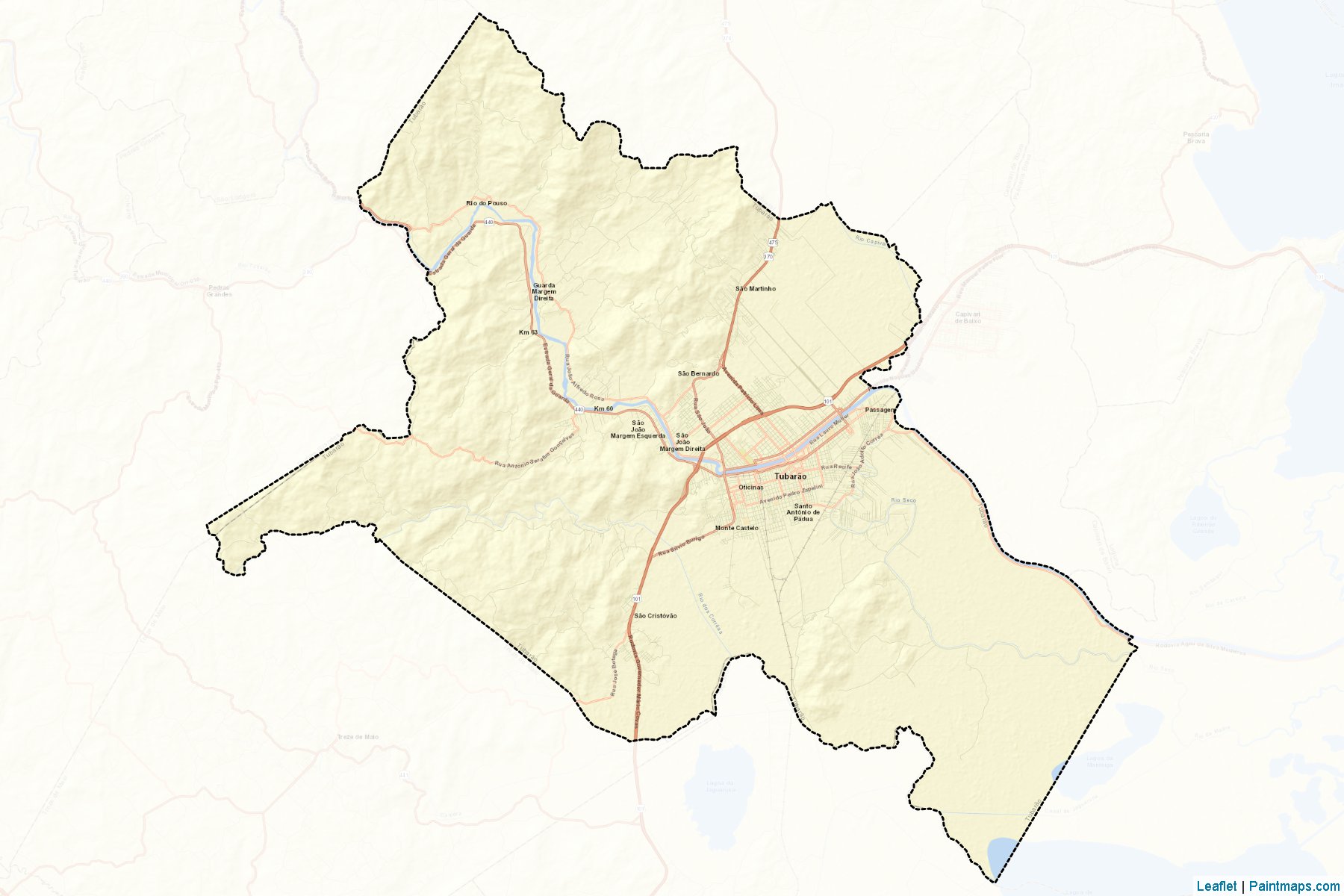 Tubarao (Santa Catarina) Map Cropping Samples-2