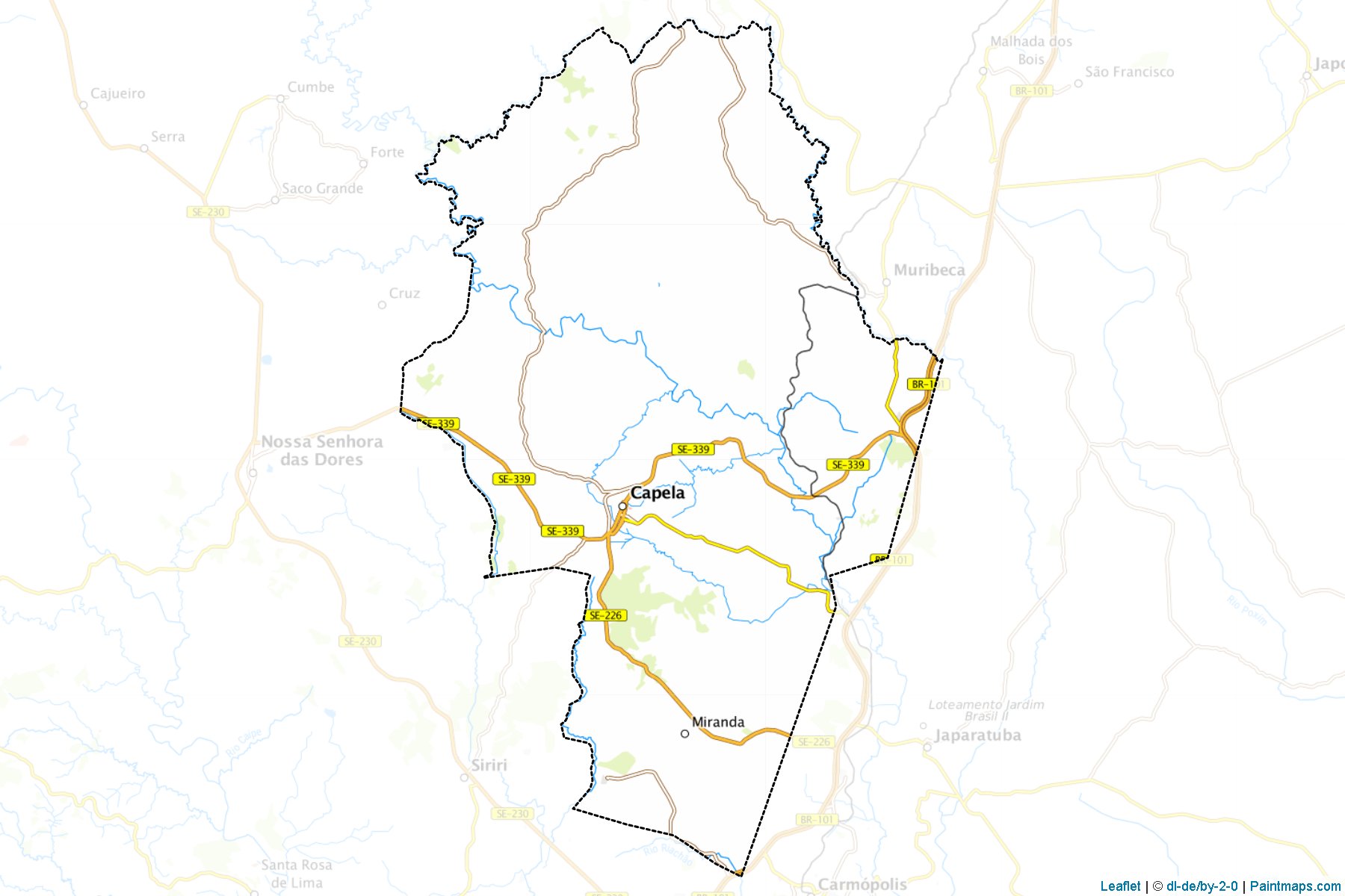 Capela (Sergipe) Map Cropping Samples-1