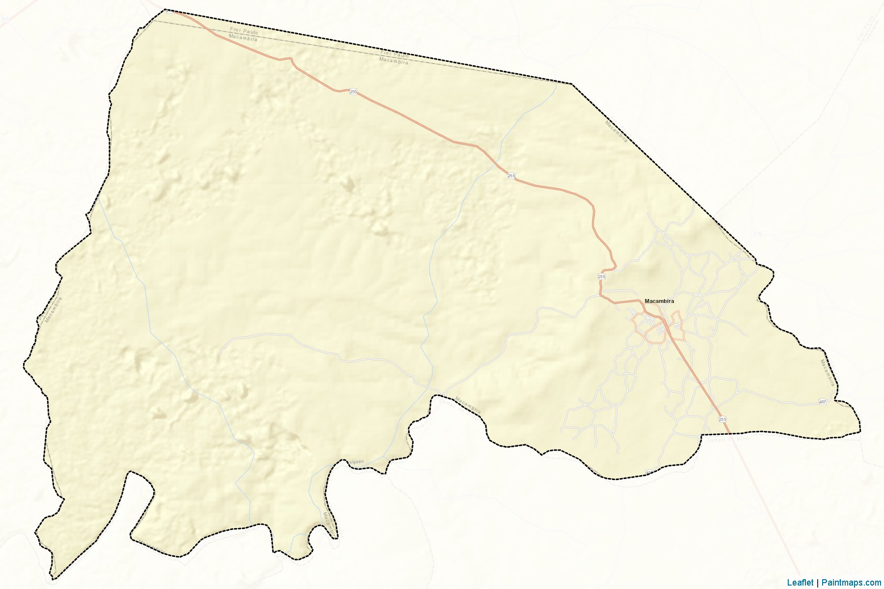 Macambira (Sergipe) Map Cropping Samples-2