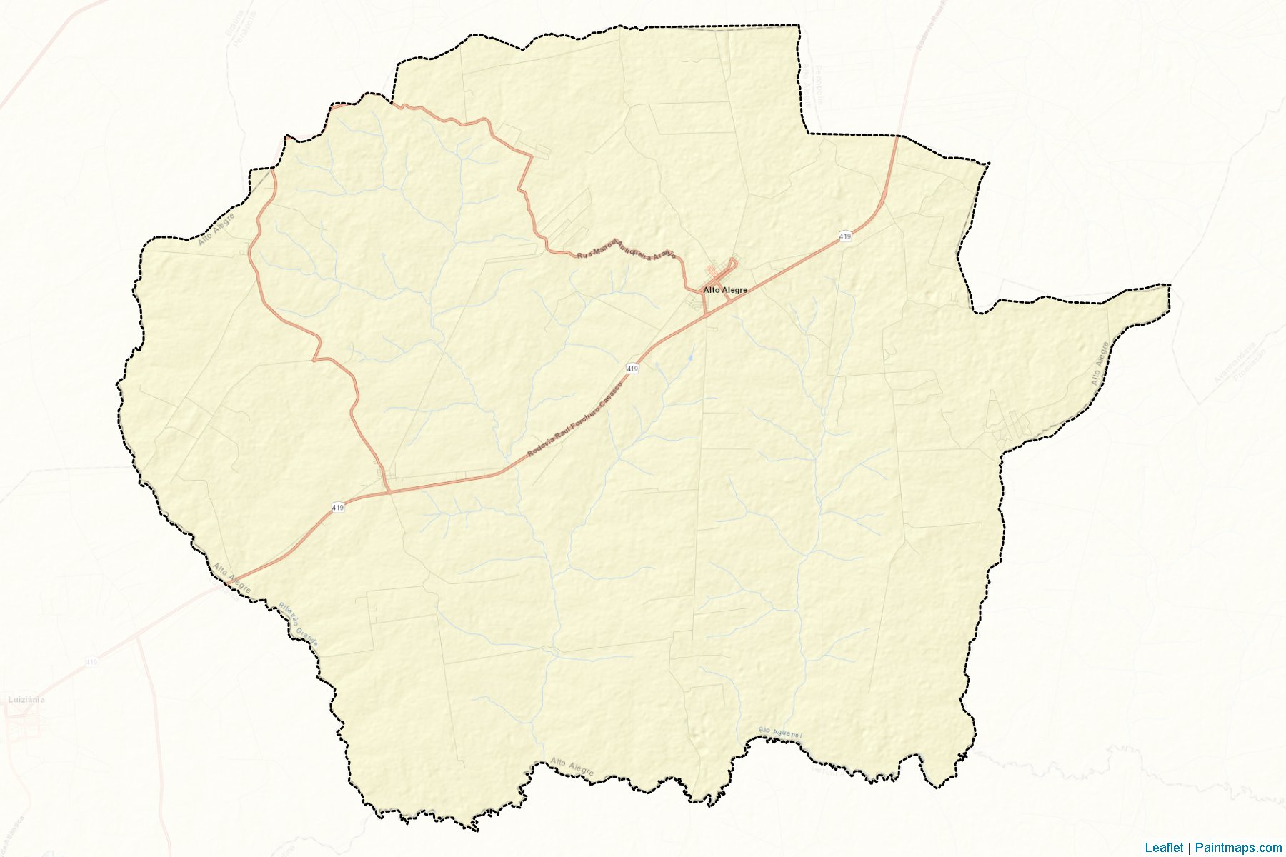 Muestras de recorte de mapas Alto Alegre (Sao Paulo)-2