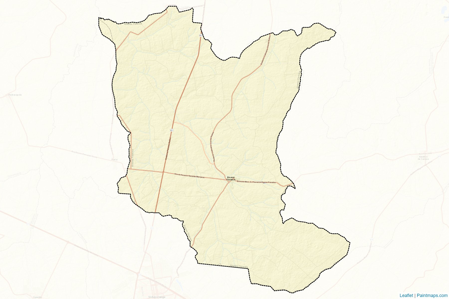 Muestras de recorte de mapas Alvares Florence (Sao Paulo)-2