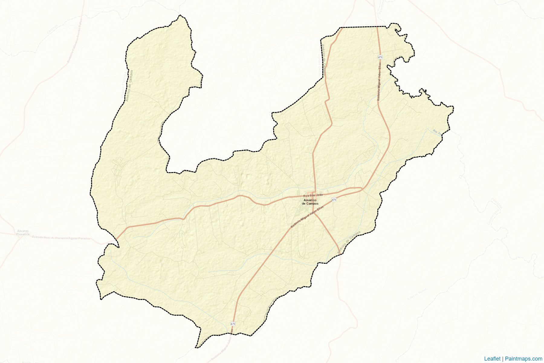 Muestras de recorte de mapas Americo de Campos (Sao Paulo)-2