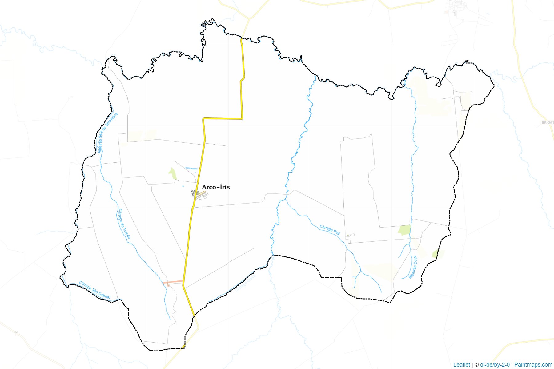 Muestras de recorte de mapas Arco-Iris (Sao Paulo)-1