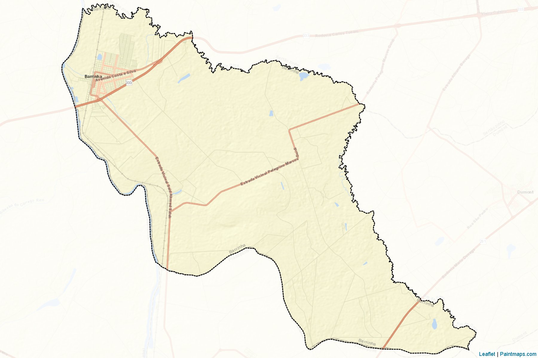 Muestras de recorte de mapas Barrinha (Sao Paulo)-2