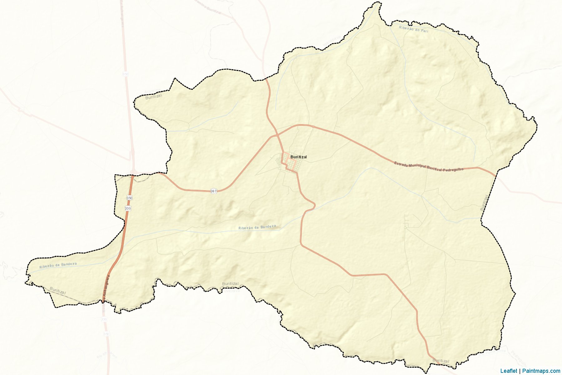 Muestras de recorte de mapas Buritizal (Sao Paulo)-2